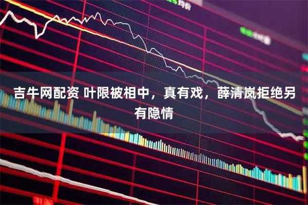吉牛网配资 叶限被相中，真有戏，薛清岚拒绝另有隐情